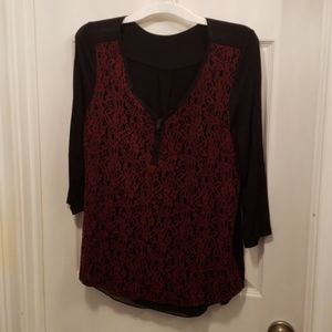 Maurices Lace Front Top